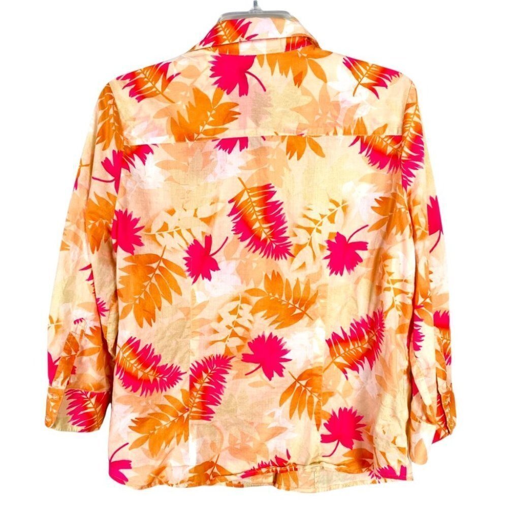 First Issue Lightweight Palm Tree Button Down Shi… - image 2